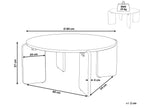 Coffee Table LUNO Marble Light Beige