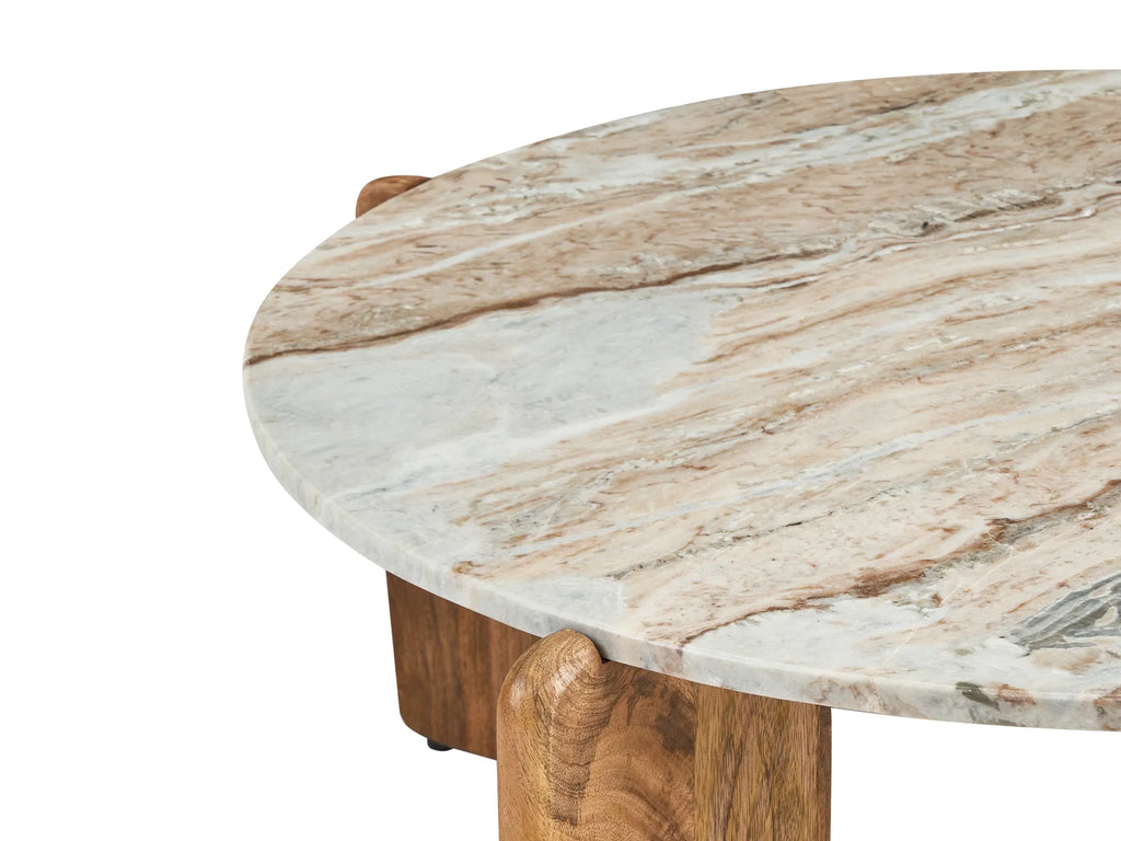 Coffee Table LUNO Marble Beige