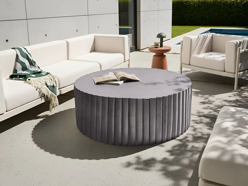 Coffee Table POZZA 117 cm 117 cm Black
