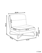 Armchair LINDAL Fabric Beige
