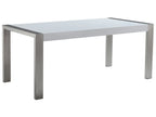 Dining Table ARCTIC Silver 180 cm 90 cm