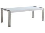 Dining Table ARCTIC Silver 220 cm 90 cm