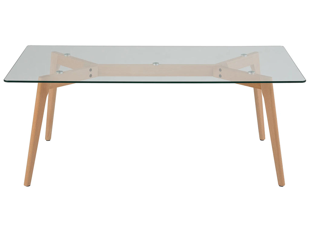 Coffee Table HUDSON Glass Transparent