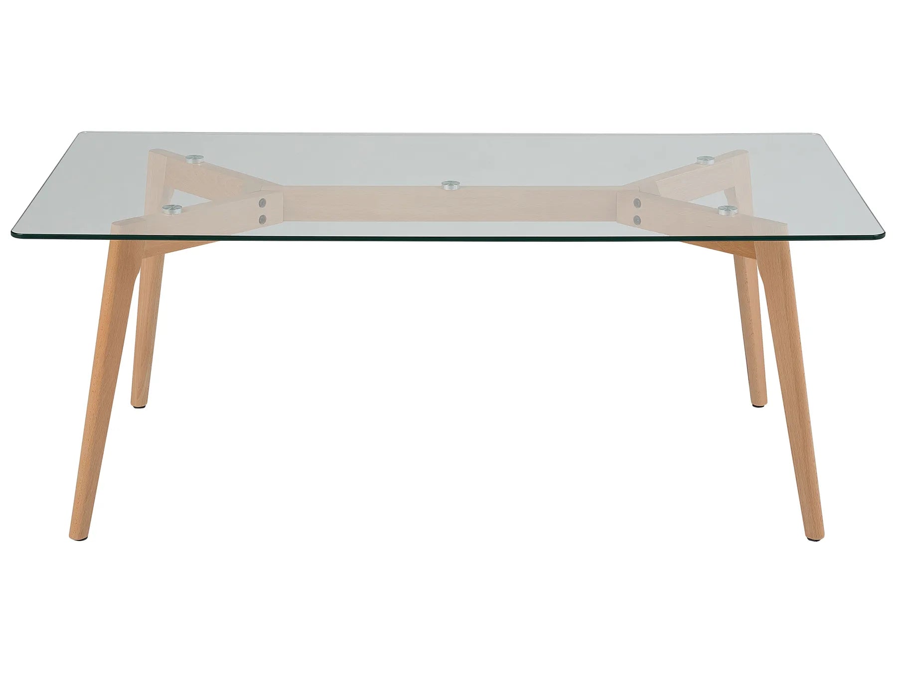 Coffee Table HUDSON Glass Transparent