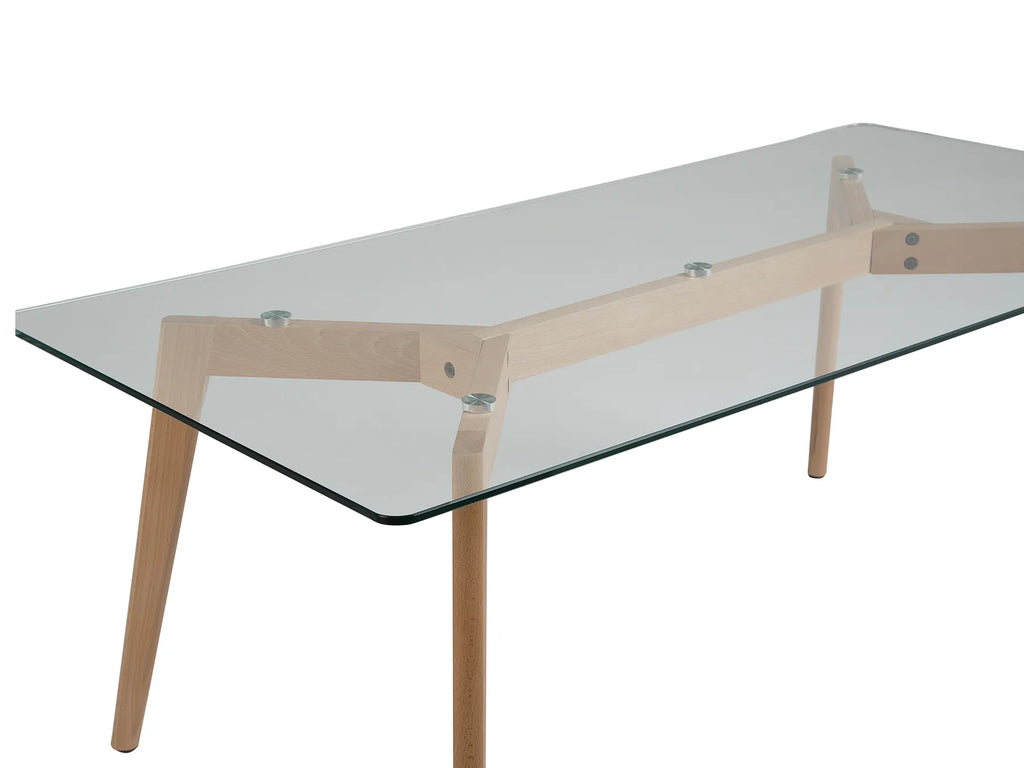 Coffee Table HUDSON Glass Transparent