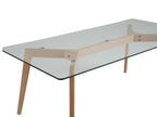 Coffee Table HUDSON Glass Transparent
