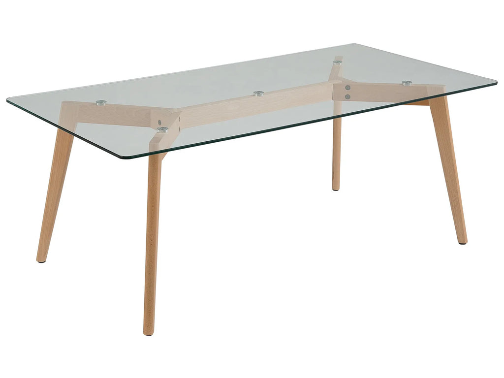 Coffee Table HUDSON Glass Transparent