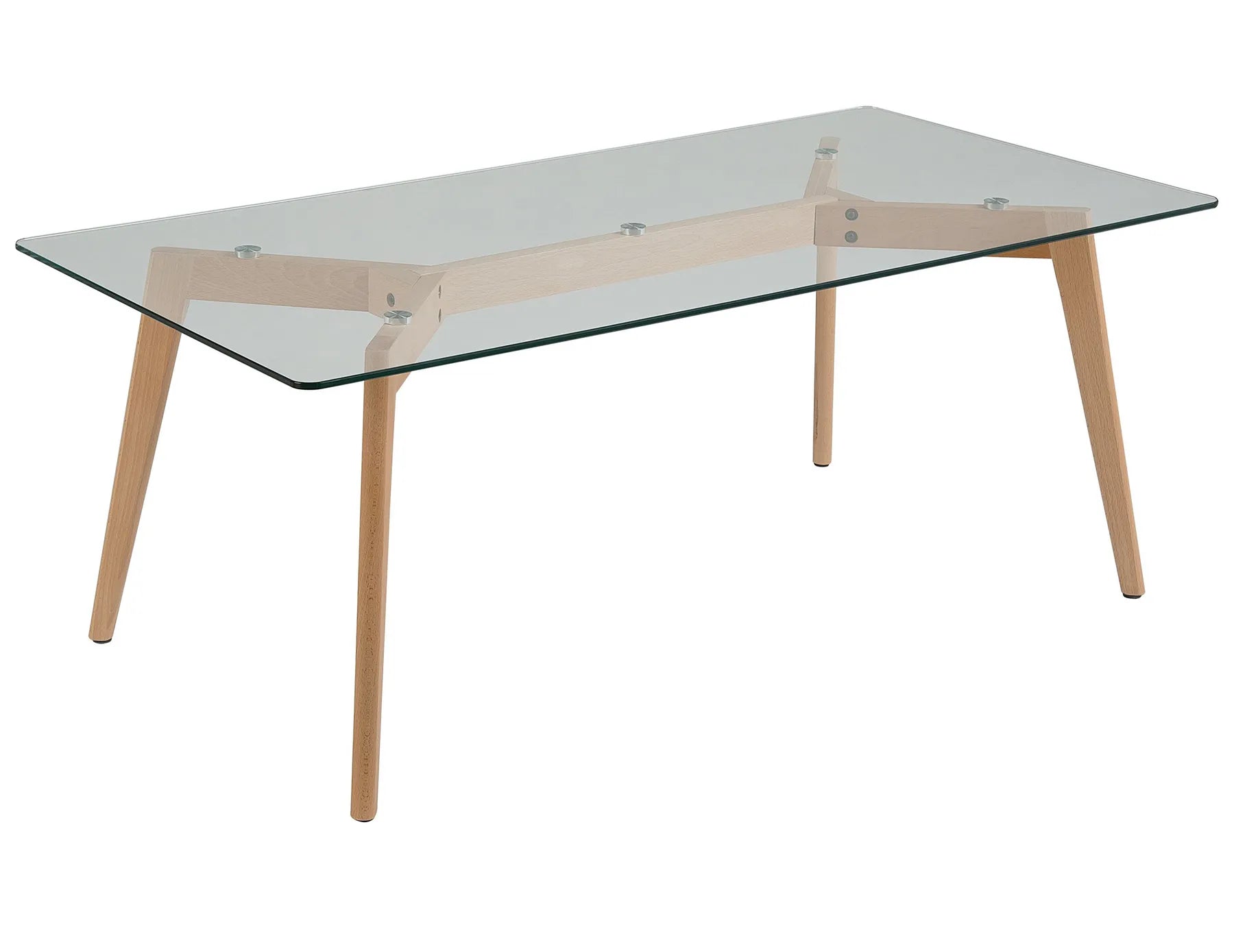 Coffee Table HUDSON Glass Transparent