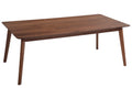 Dining Table MADOX Dark Walnut 200 cm 100 cm