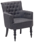 Armchair ALESUND Fabric Dark Grey