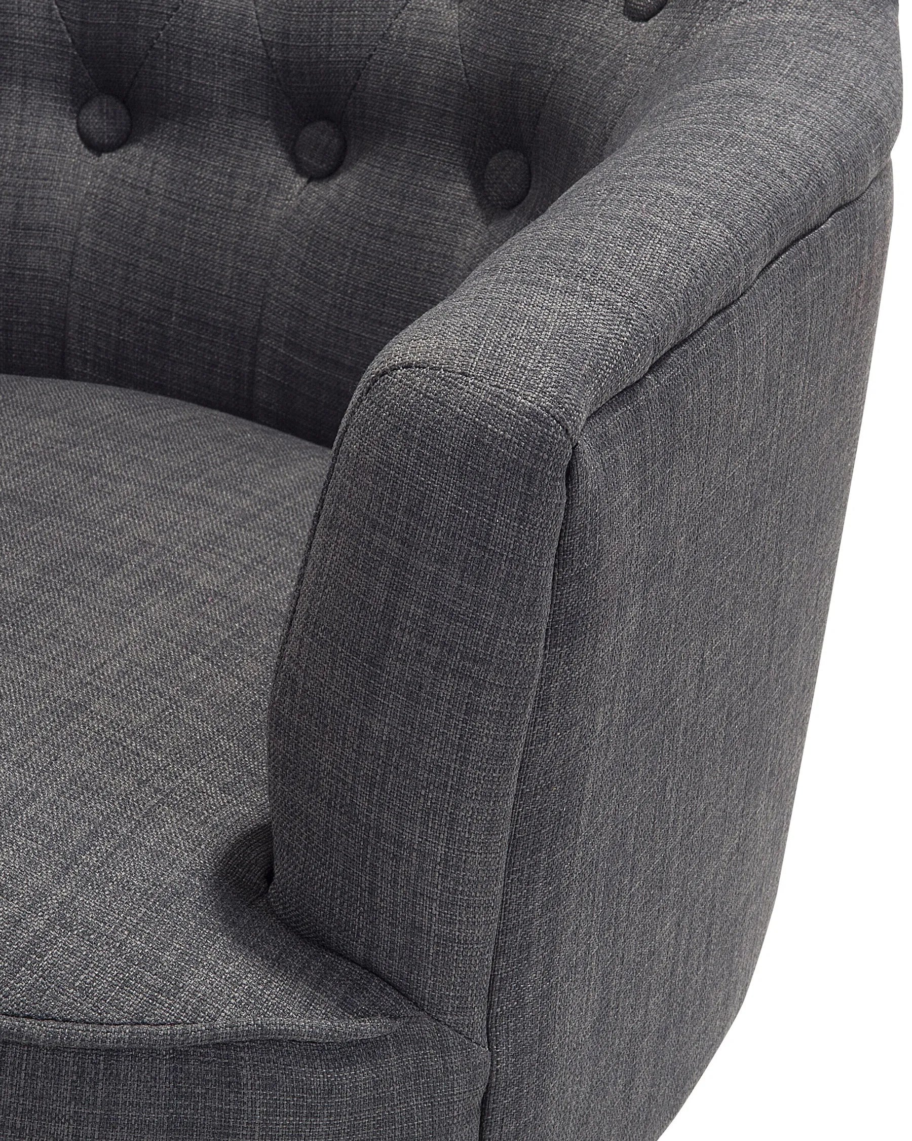 Armchair ALESUND Fabric Dark Grey