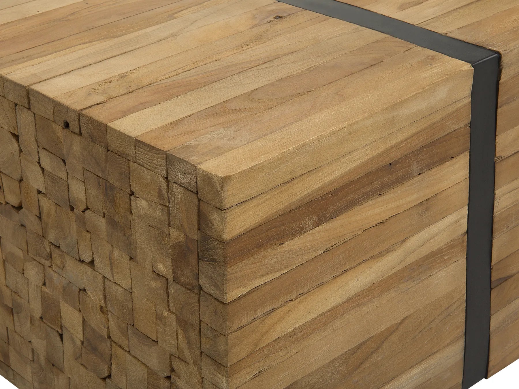 Coffee Table GANDER Teak Wood Brown