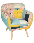 Armchair MELBY Fabric Multicolour