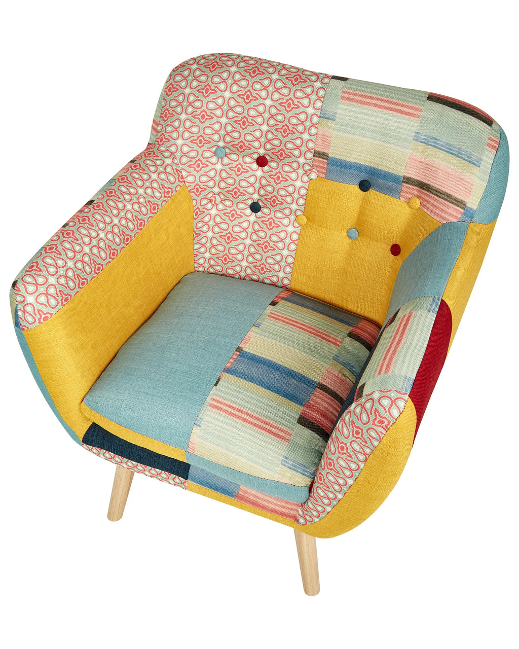 Armchair MELBY Fabric Multicolour