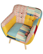 Armchair MELBY Fabric Multicolour