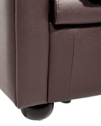 Armchair CHESTERFIELD Leather Brown