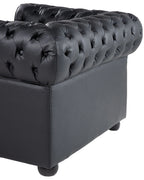 Armchair CHESTERFIELD Leather Black