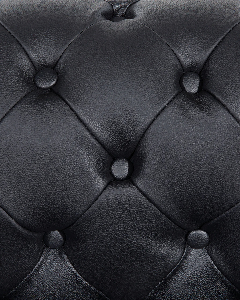 Armchair CHESTERFIELD Leather Black