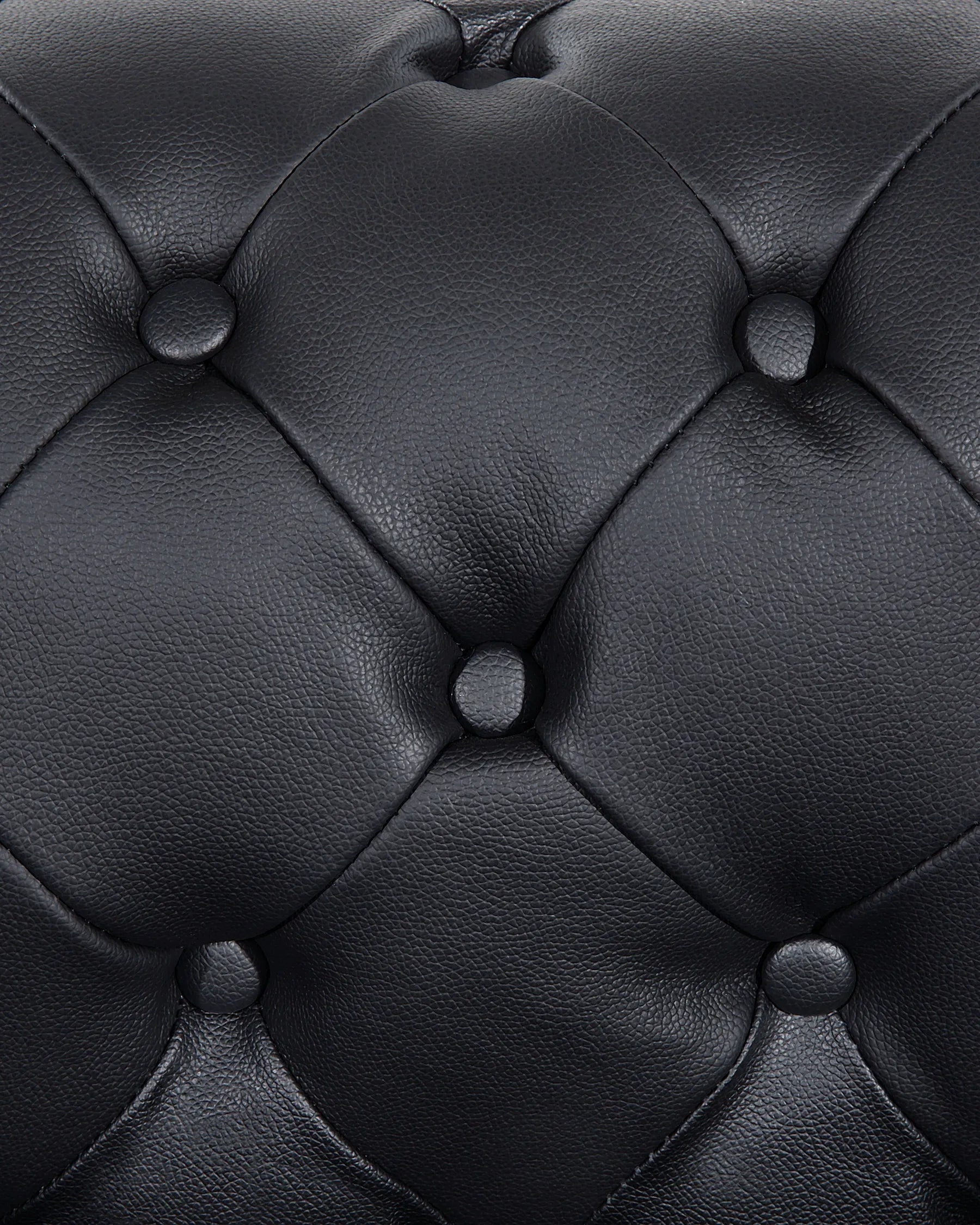 Armchair CHESTERFIELD Leather Black