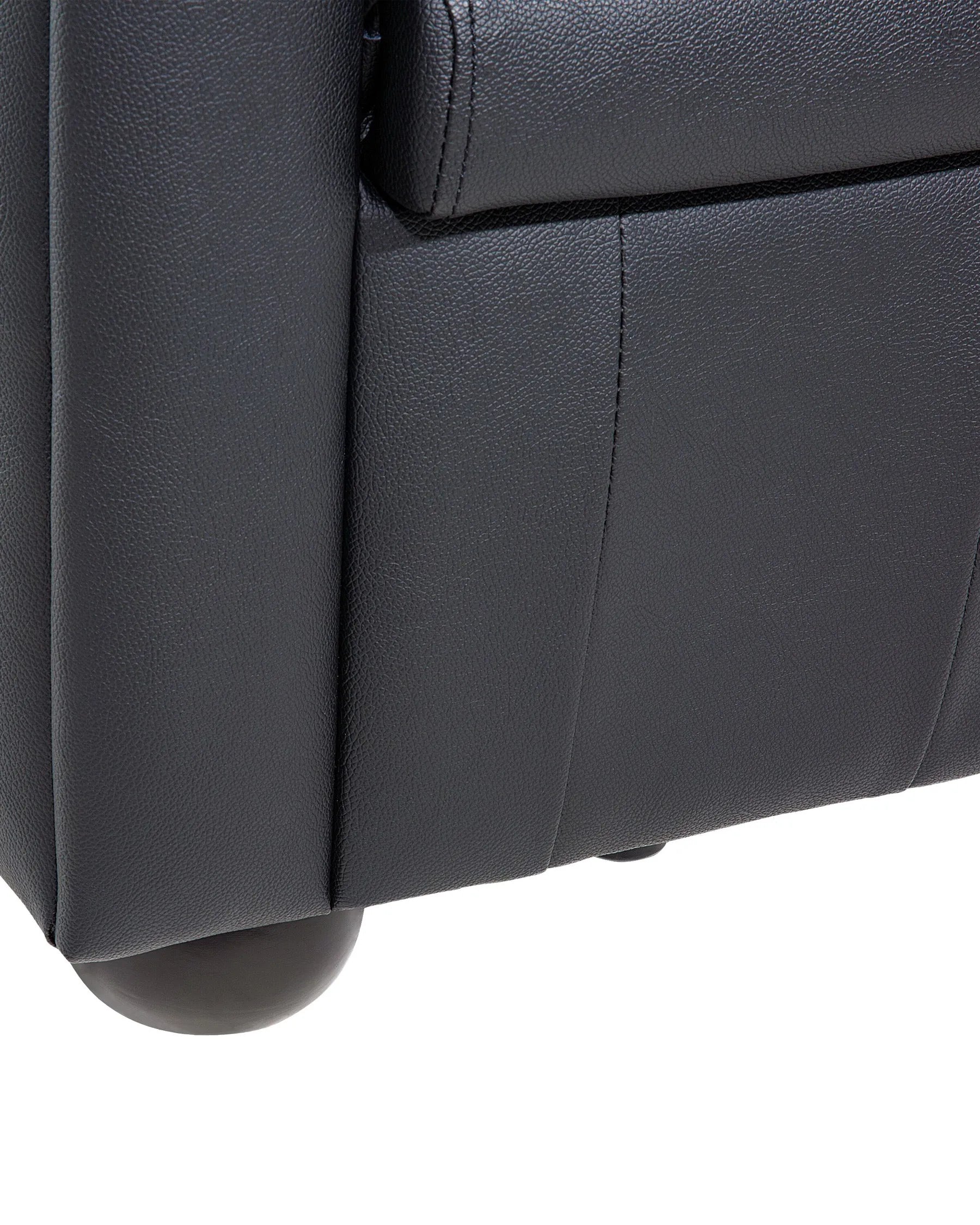 Armchair CHESTERFIELD Leather Black