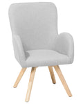 Armchair BJARN Fabric Light Grey