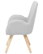Armchair BJARN Fabric Light Grey
