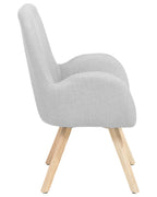Armchair BJARN Fabric Light Grey