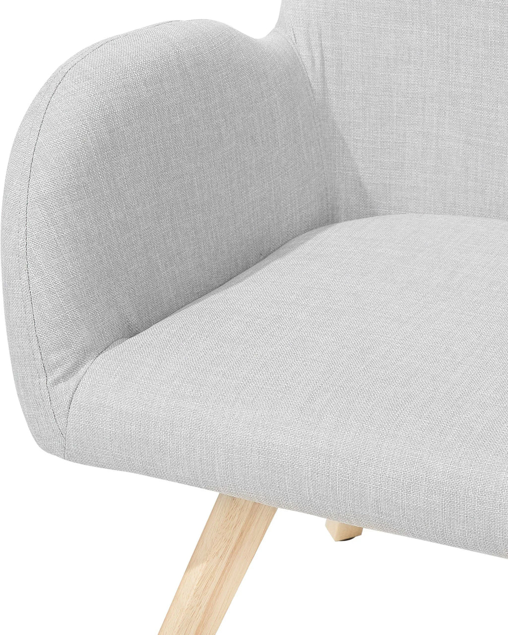 Armchair BJARN Fabric Light Grey