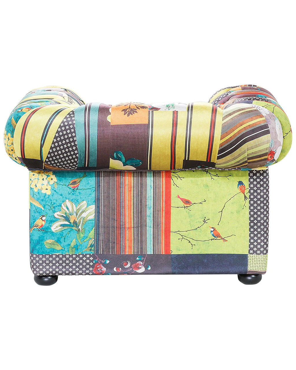 Armchair CHESTERFIELD Fabric Light Green