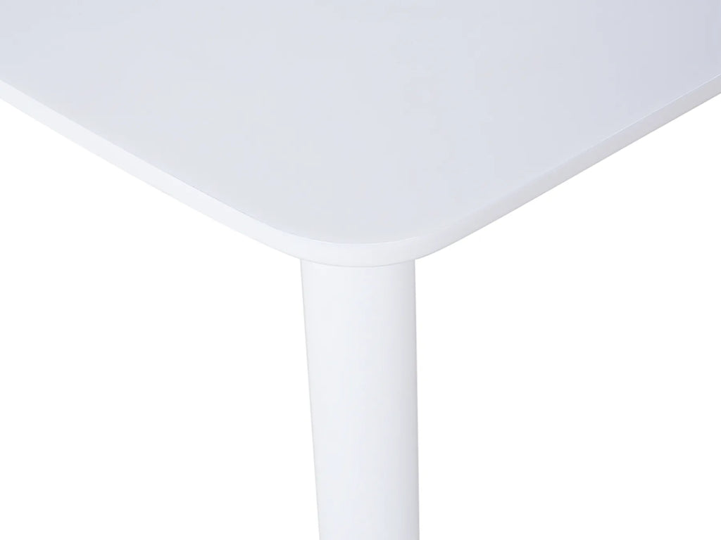 Extending Dining Table SANFORD White 120/160 cm 80 cm