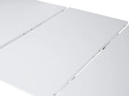 Extending Dining Table SANFORD White 120/160 cm 80 cm