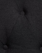 Armchair CHESTERFIELD Fabric Graphite Grey
