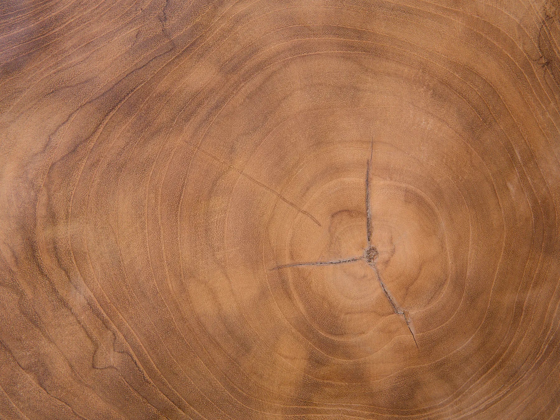 Side Table ELSA Teak Wood Brown
