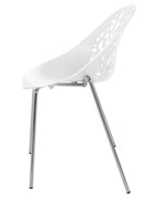 Set of 4 Dining Chairs MUMFORD White