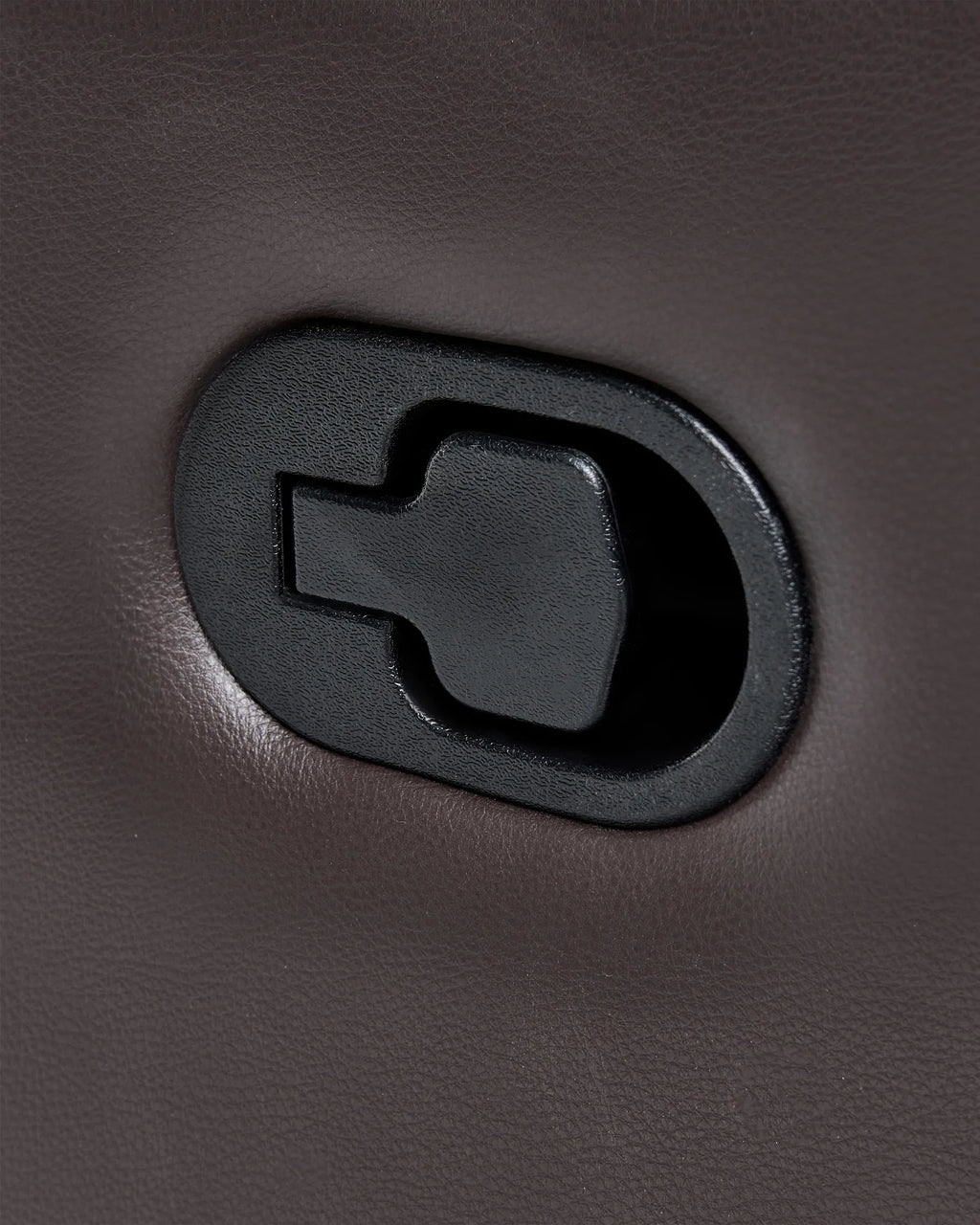 Recliner Chair BERGEN with Footrest Faux Leather Brown