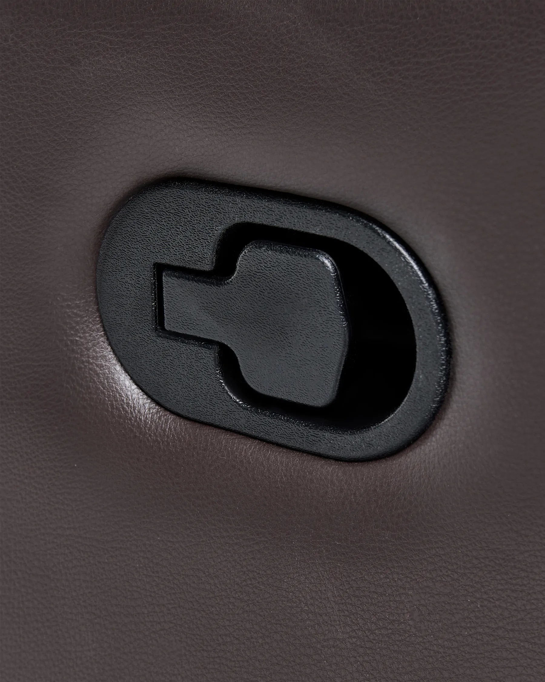 Recliner Chair BERGEN with Footrest Faux Leather Brown