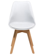 Set of 2 Dining Chairs DAKOTA II White