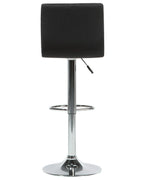 Set of 2 Bar Chairs ORLANDO Swivel Black