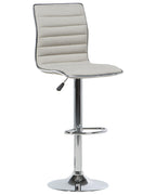 Set of 2 Bar Chairs LUCERNE Swivel Light Beige