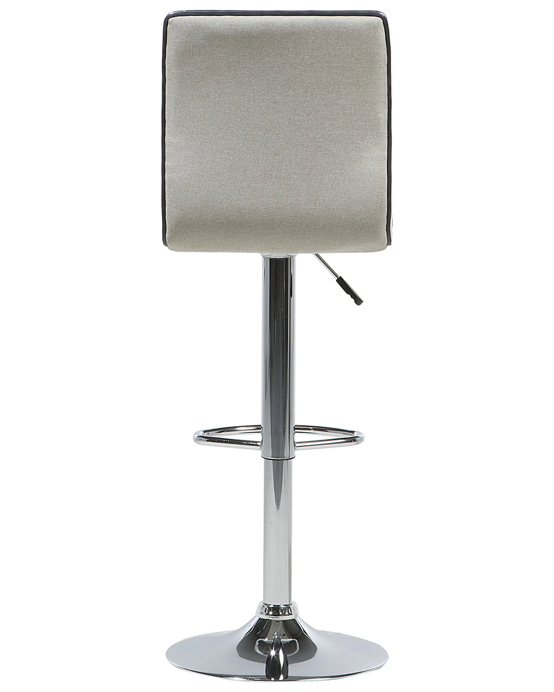 Set of 2 Bar Chairs LUCERNE Swivel Light Beige