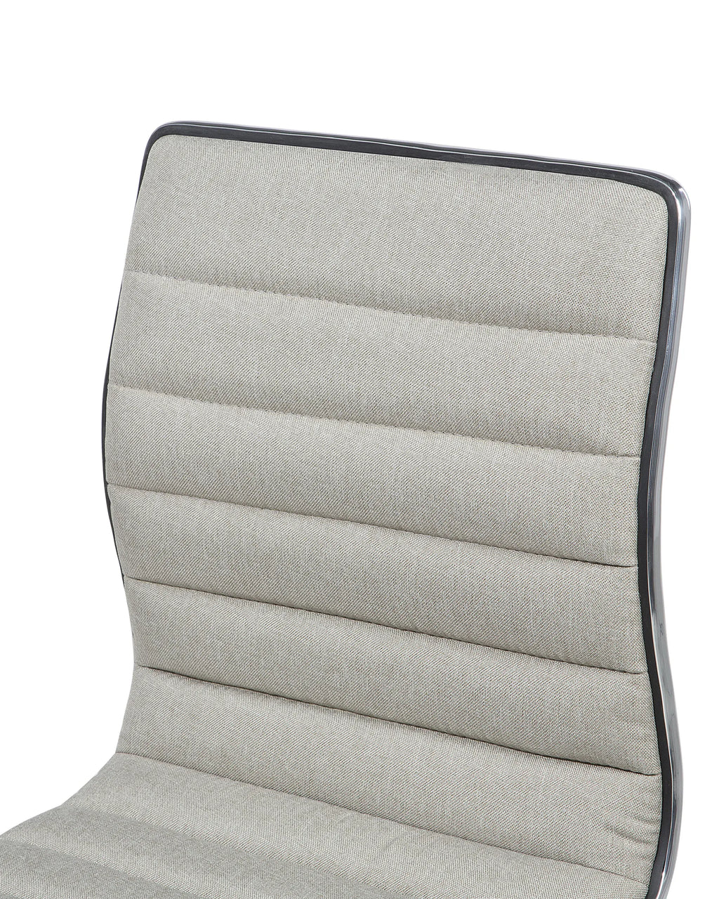 Set of 2 Bar Chairs LUCERNE Swivel Light Beige