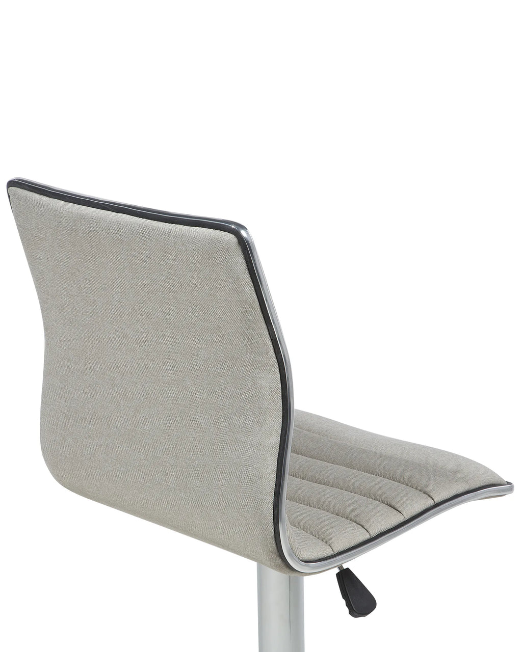 Set of 2 Bar Chairs LUCERNE Swivel Light Beige