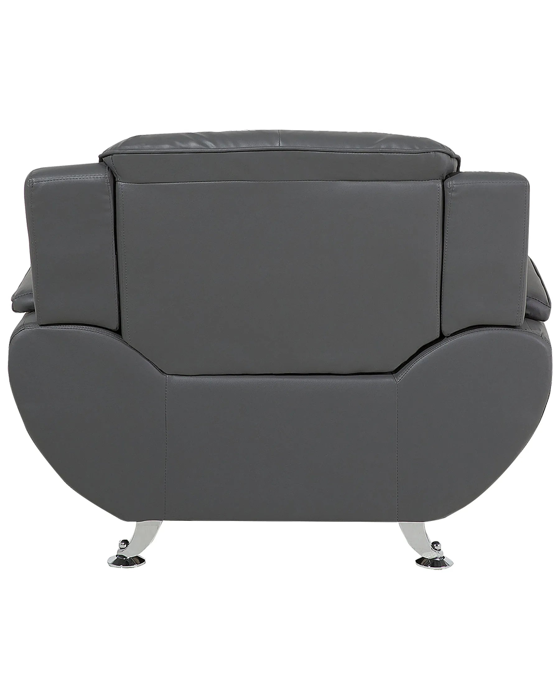 Armchair LEIRA II Faux Leather Grey