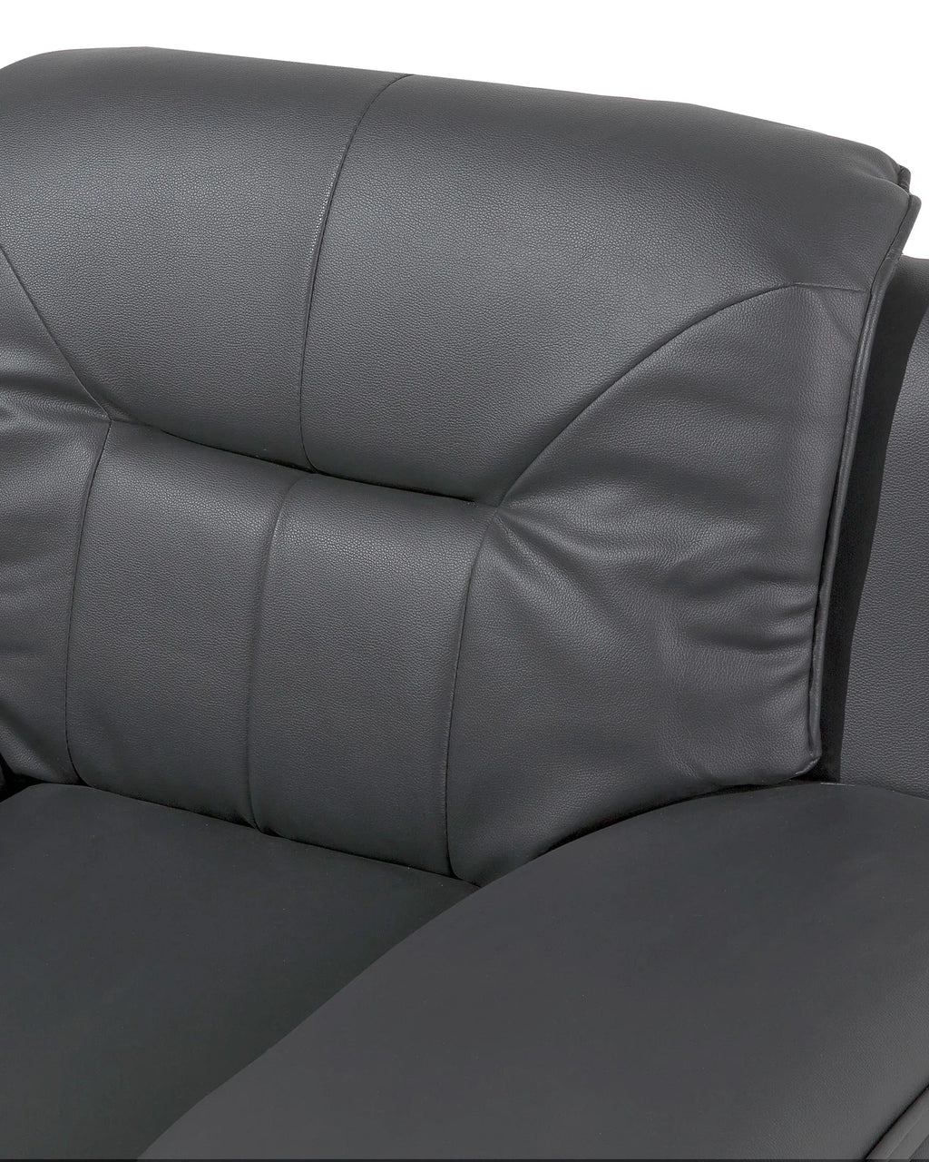 Armchair LEIRA II Faux Leather Grey