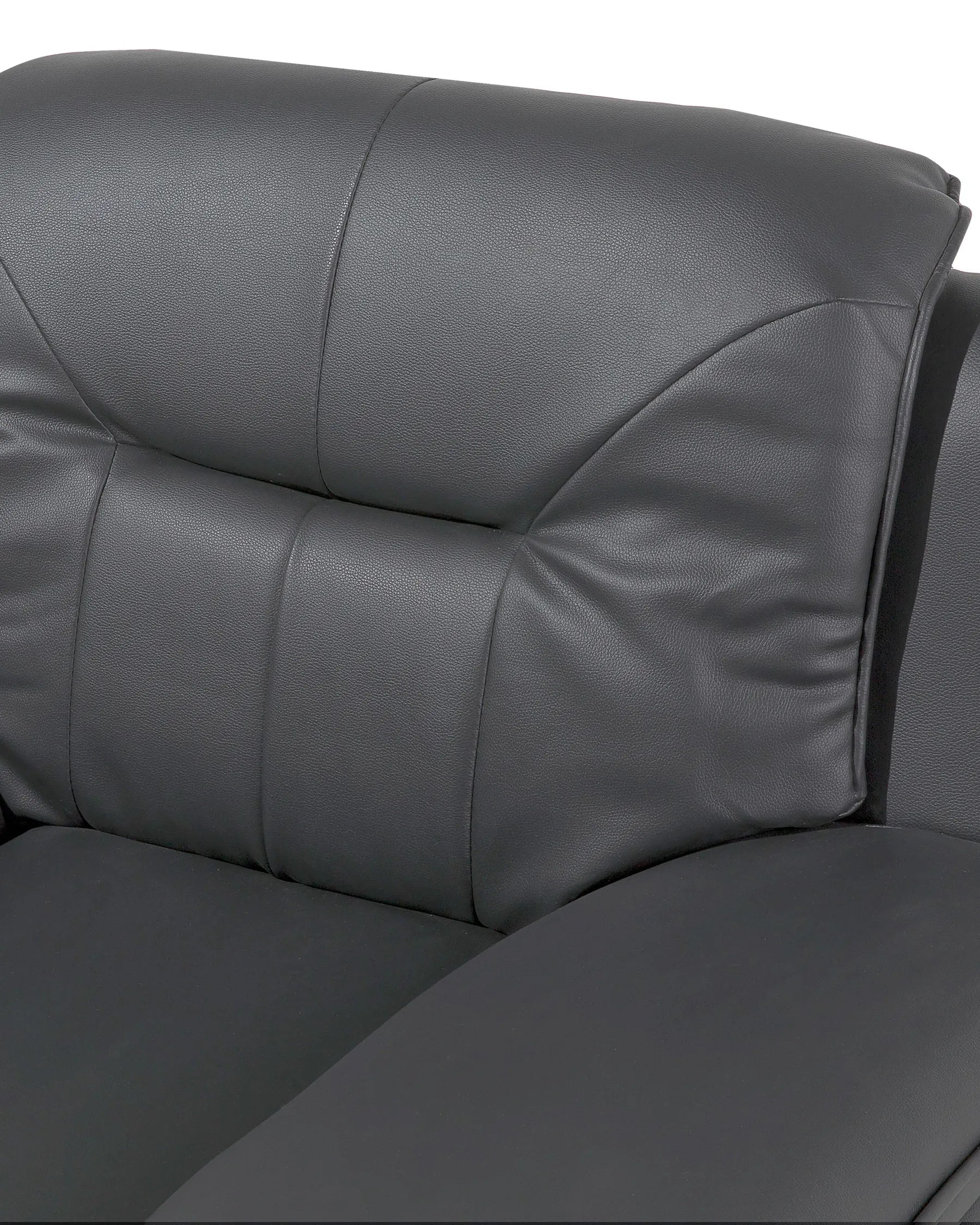 Armchair LEIRA II Faux Leather Grey