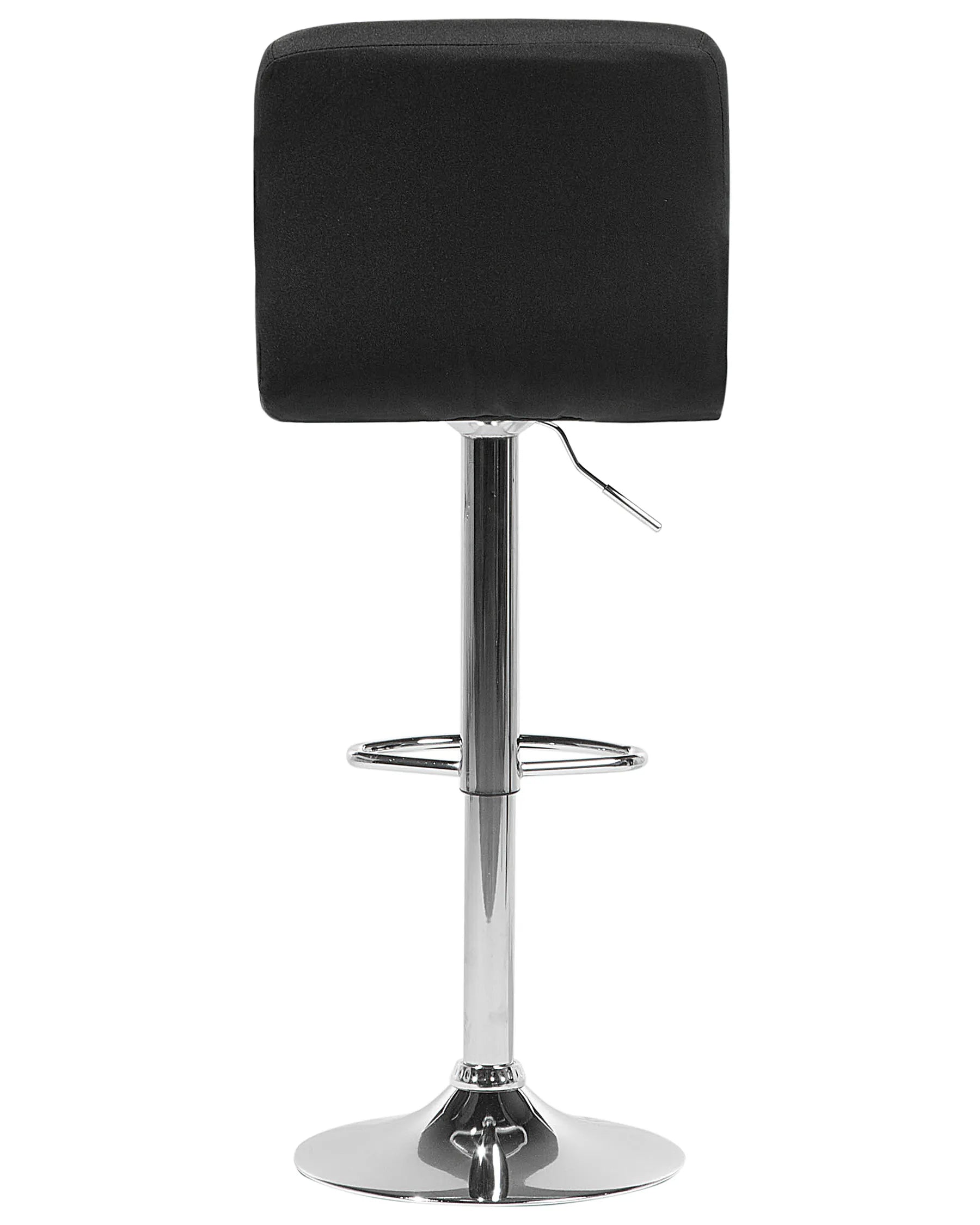 Set of 2 Bar Chairs MARION Swivel Black