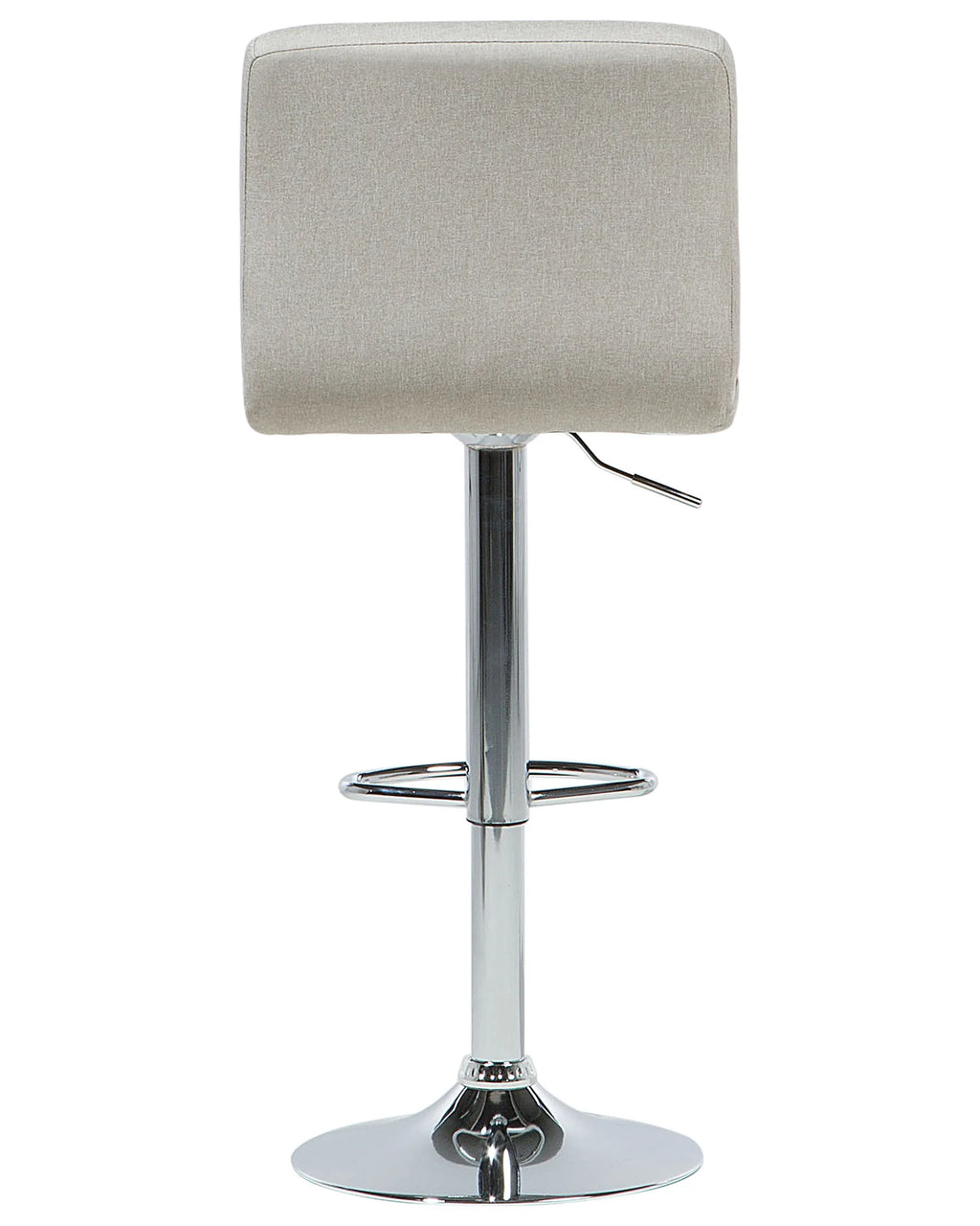 Set of 2 Bar Chairs MARION Swivel Light Beige