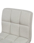 Set of 2 Bar Chairs MARION Swivel Light Beige