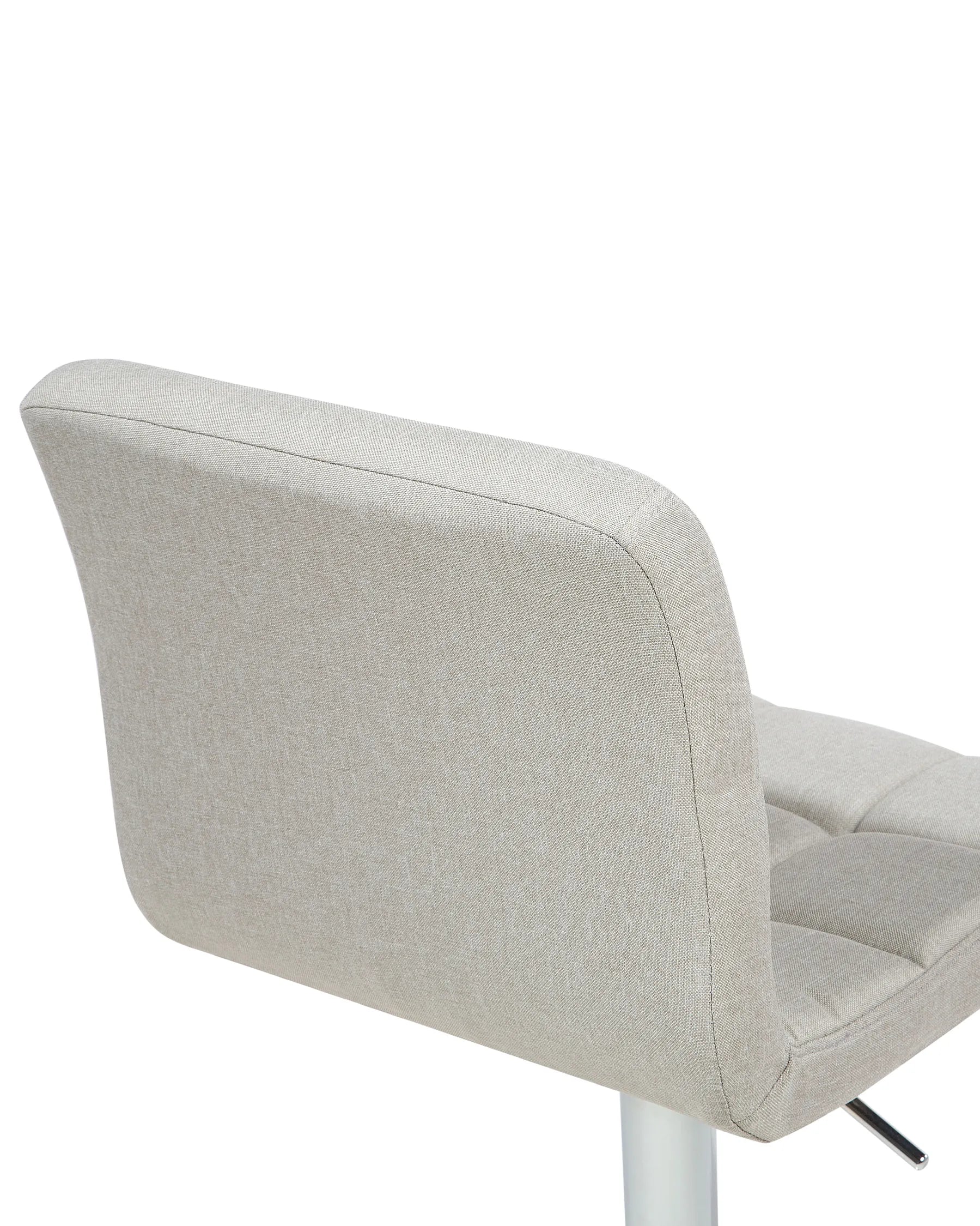 Set of 2 Bar Chairs MARION Swivel Light Beige