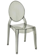 Set of 4 Dining Chairs MERTON Black